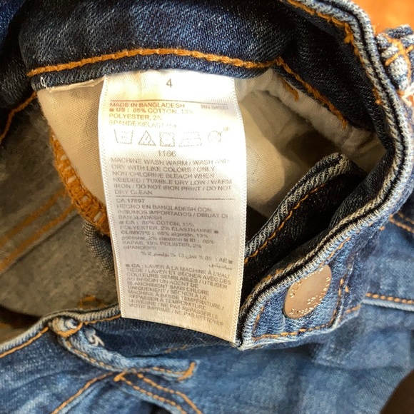 EUC Old Navy Women’s Rockstar Super Skinny Raw Hem Denim Jeans Sz 4 - Picture 10 of 12